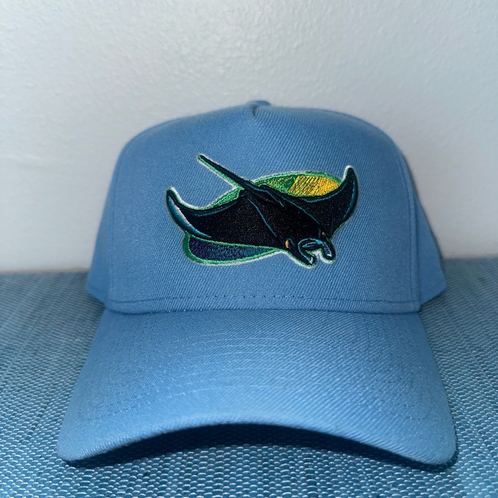 New Era Tamp Bay Rays A-Frame SnapBack | Light Blue